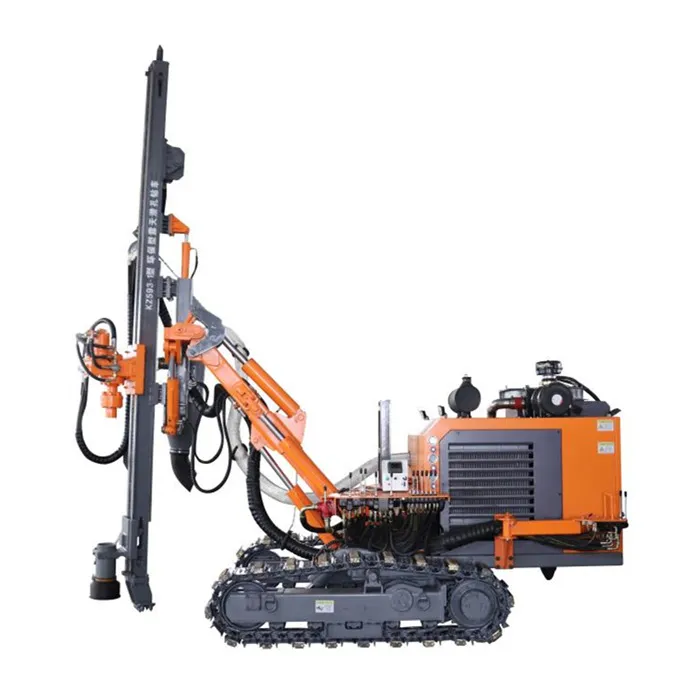 Máquina de perfuração usada em minas